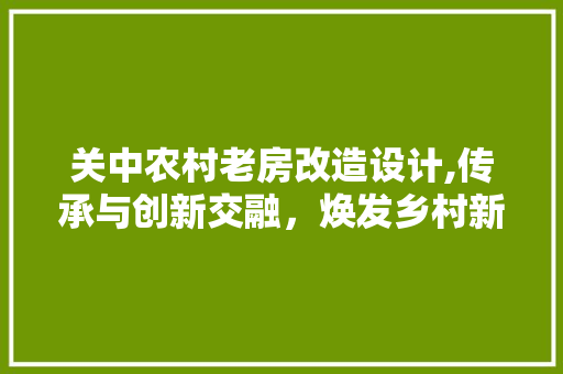 关中农村老房改造设计,传承与创新交融，焕发乡村新活力 隔断设计