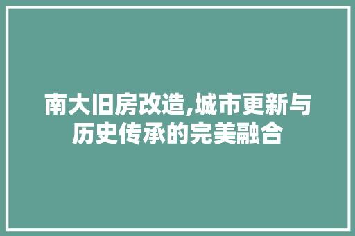 南大旧房改造,城市更新与历史传承的完美融合 隔断设计