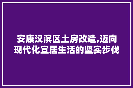 安康汉滨区土房改造,迈向现代化宜居生活的坚实步伐 墙面装饰