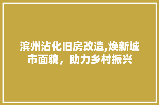 滨州沾化旧房改造,焕新城市面貌，助力乡村振兴 隔断设计