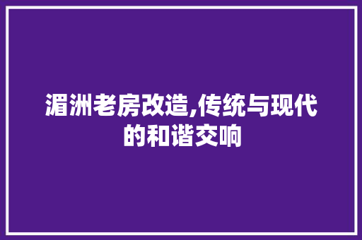 湄洲老房改造,传统与现代的和谐交响 地面装修