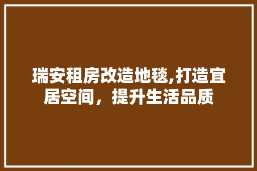 瑞安租房改造地毯,打造宜居空间，提升生活品质