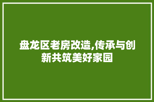 盘龙区老房改造,传承与创新共筑美好家园 隔断设计