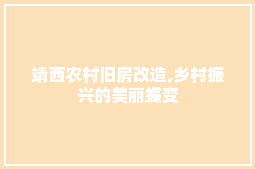 靖西农村旧房改造,乡村振兴的美丽蝶变 隔断设计