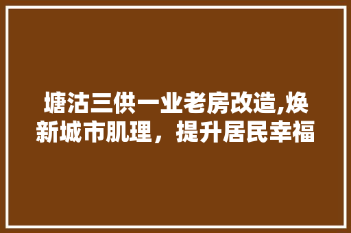 塘沽三供一业老房改造,焕新城市肌理，提升居民幸福感 地面装修
