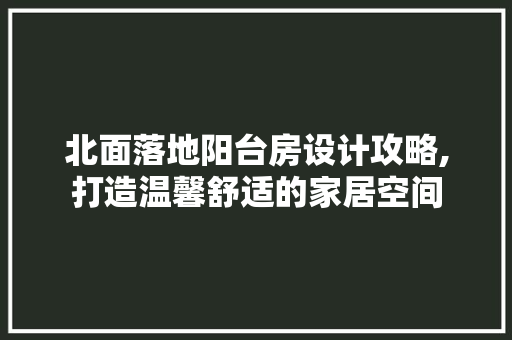 北面落地阳台房设计攻略,打造温馨舒适的家居空间 庭院装修