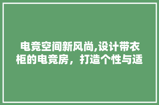电竞空间新风尚,设计带衣柜的电竞房，打造个性与适用并存的电竞乐园
