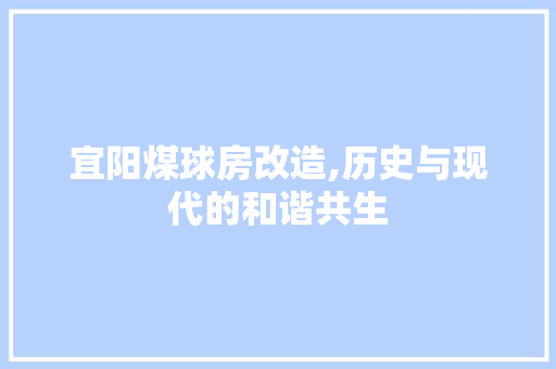 宜阳煤球房改造,历史与现代的和谐共生 地面装修 宜阳煤球房改造,历史与现代的和谐共生 地面装修