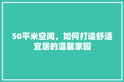 50平米空间，如何打造舒适宜居的温馨家园 装修材料